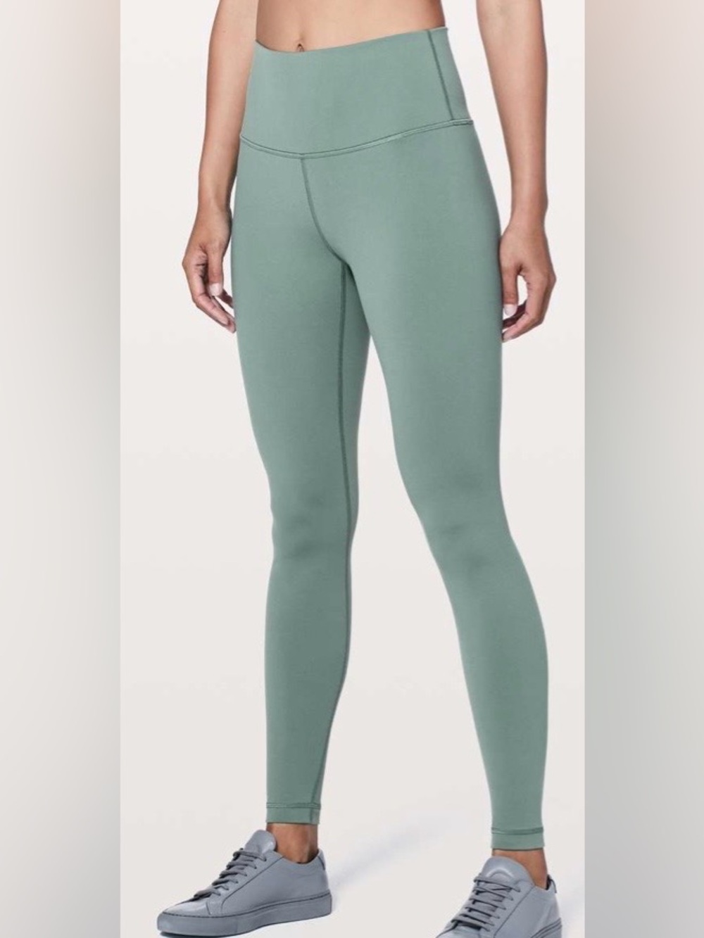 Lululemon Wunder Under High Rise Tight 28” Inseam Size 4 Junioer Color Green - Picture 1 of 14